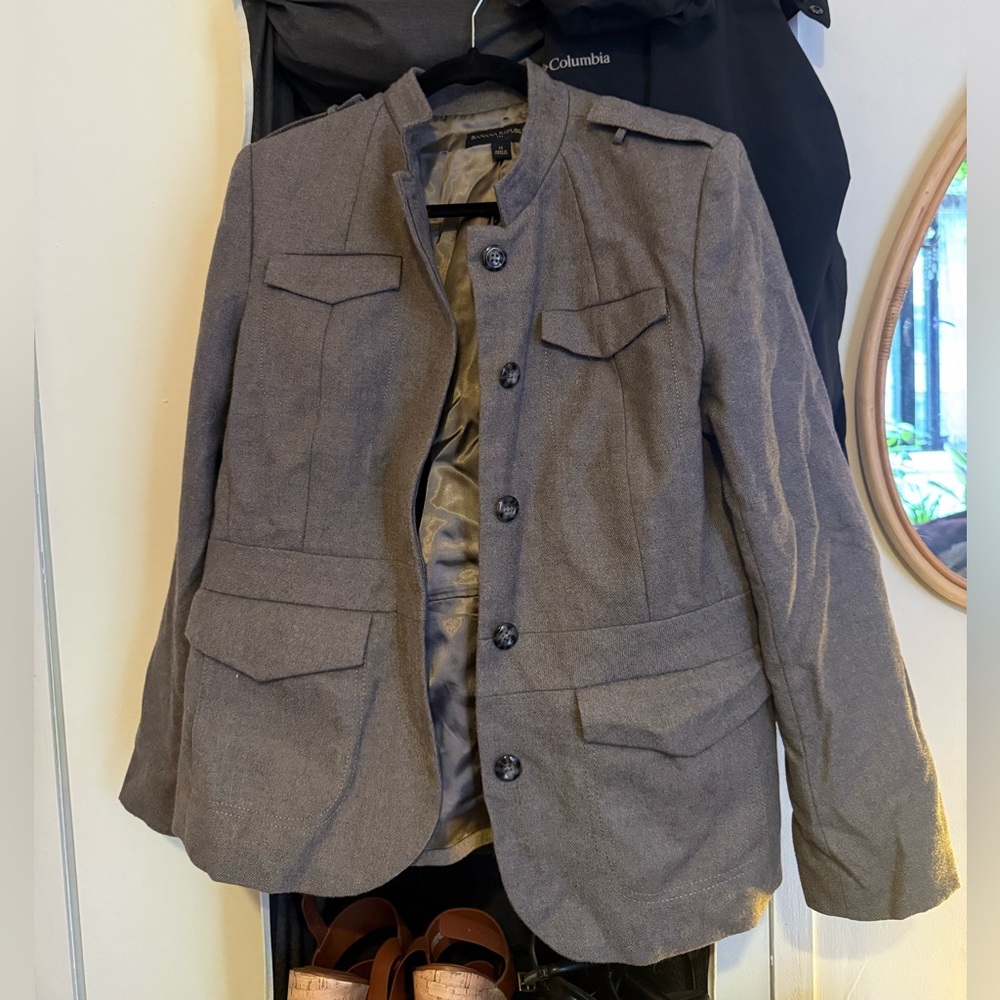 Banana Republic Men's Brown Military Jacket